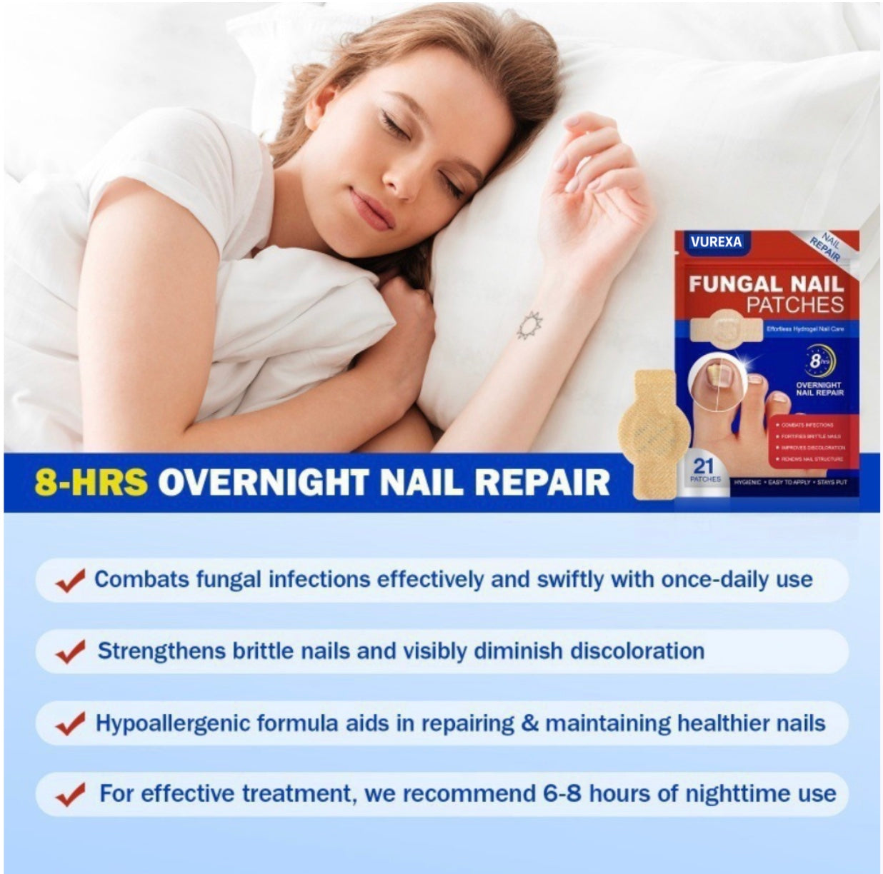 Vurexa Fungal Nail Repair Patch